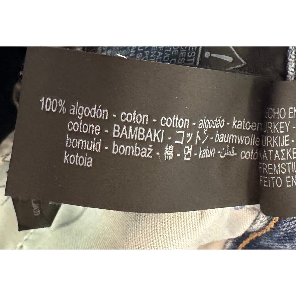 Zara ZW Collection Straight Leg Jeans Blue Size 6 - Picture 11 of 11